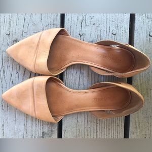 Madewell D’Orsay Flats Leather